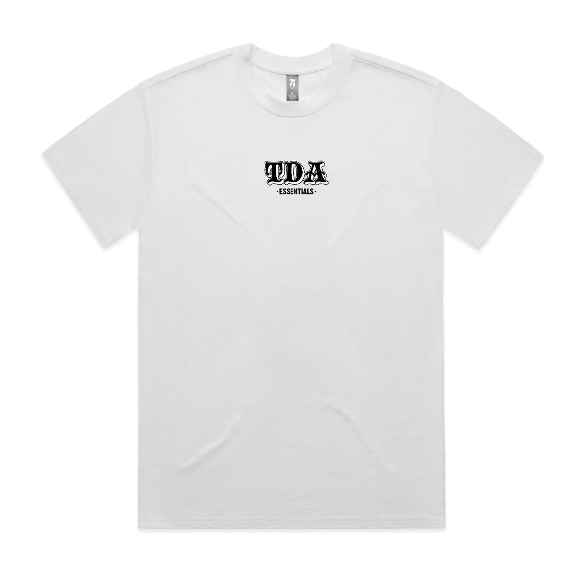 White TDA front-logo T-shirt