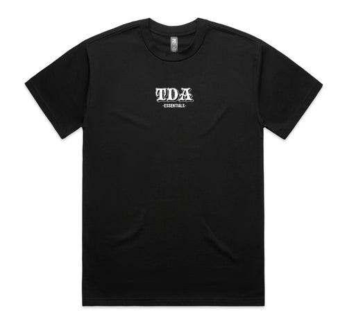 Black TDA front-logo T-shirt