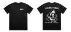 Black LOCALS ONLY T-shirt, front and back